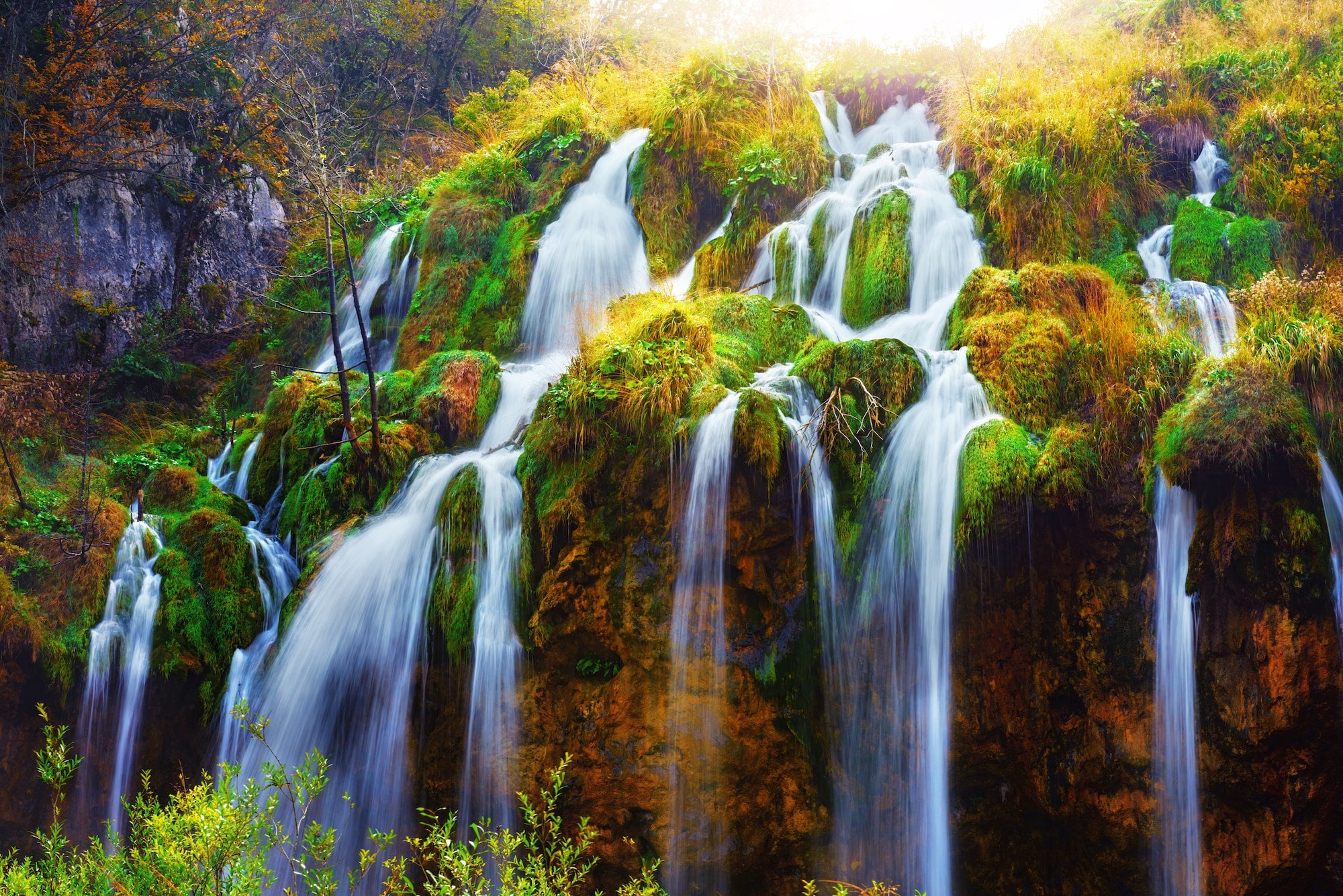 Watervallen in Kroatië